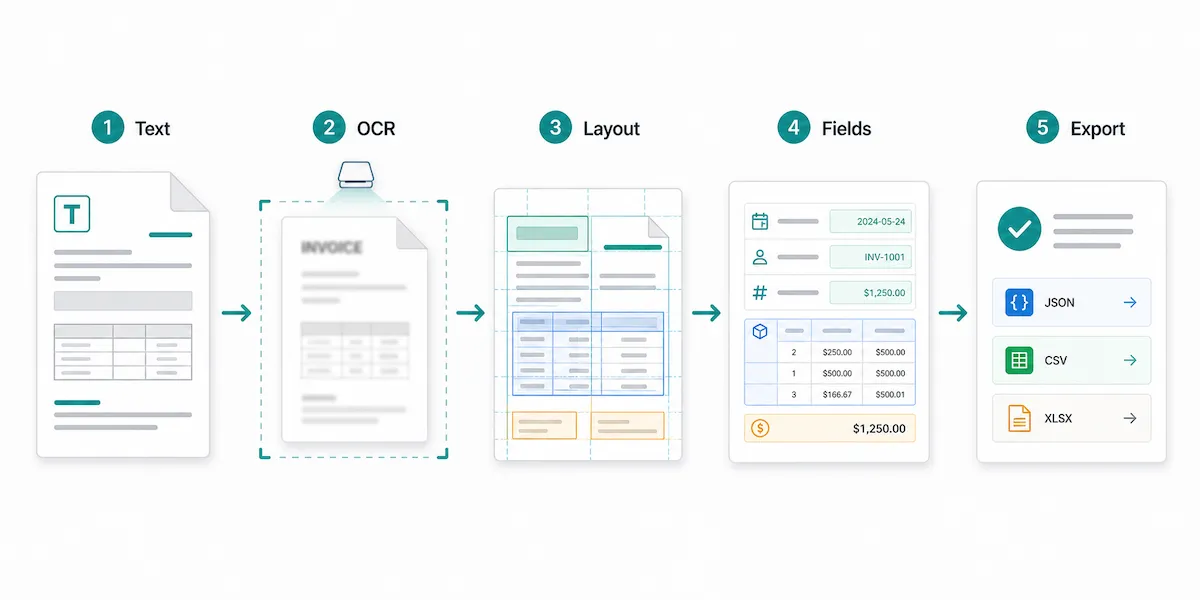 How PDF parsing works