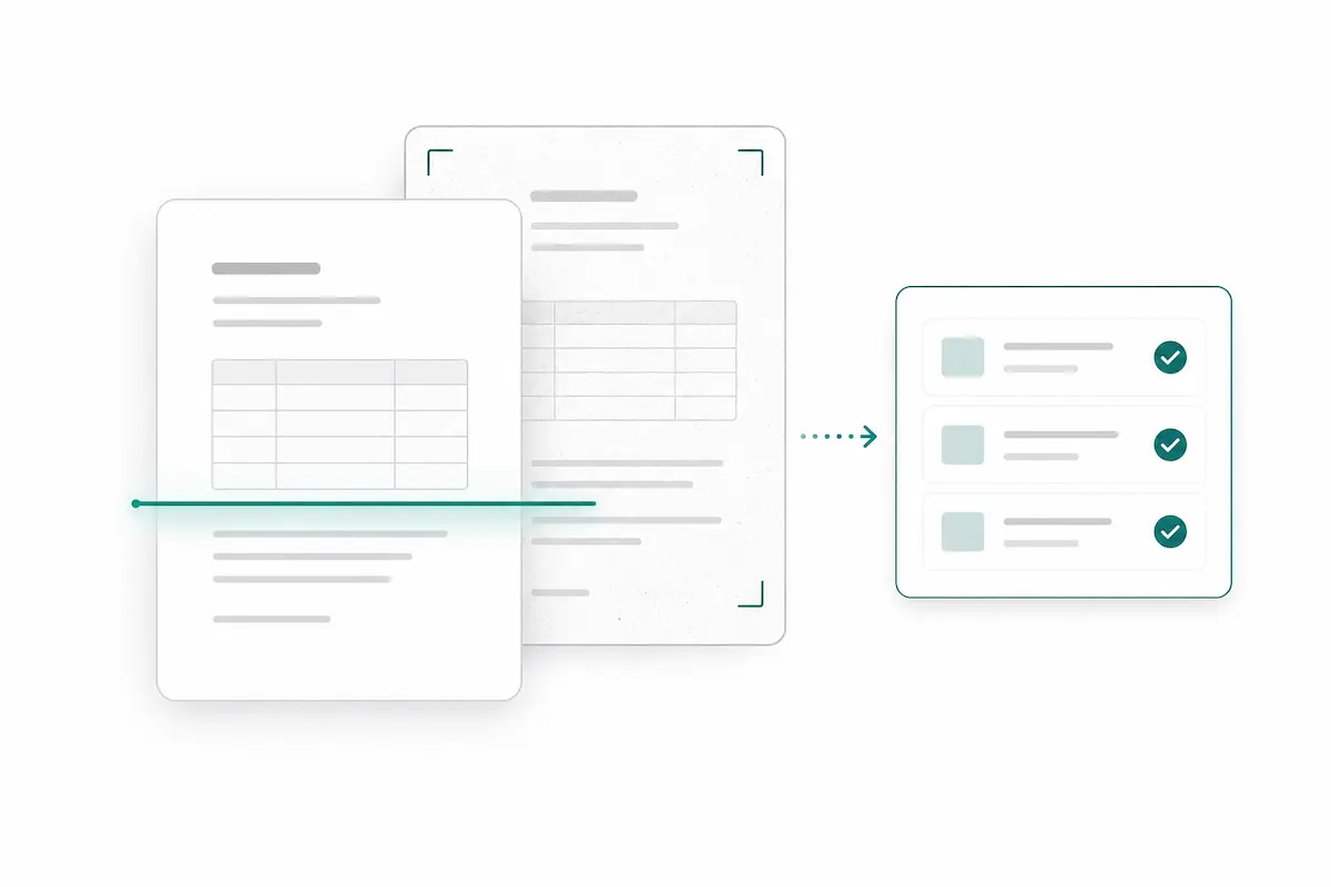 Scanned PDF OCR and AI data extraction workflow