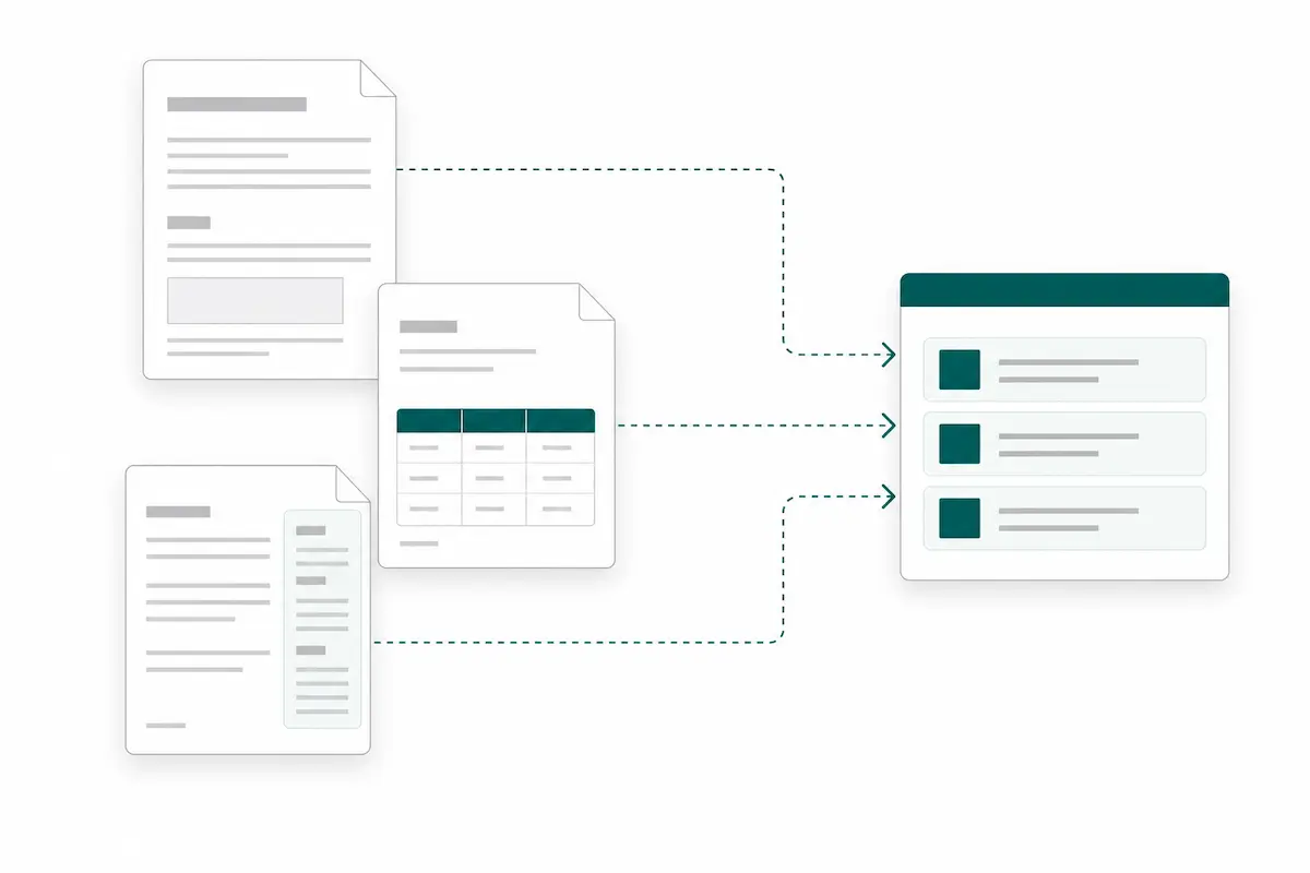 AI PDF parser adapting to different document layouts
